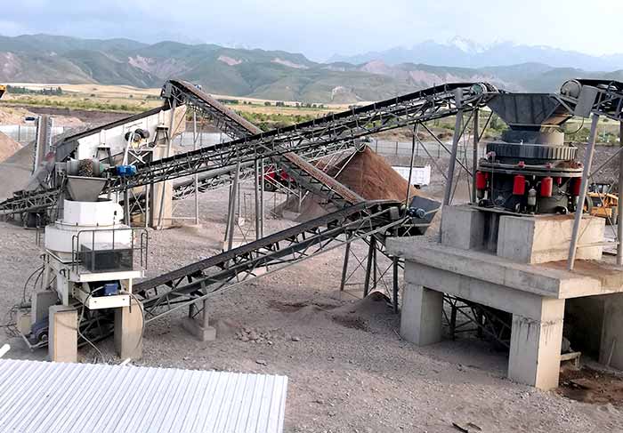 120-150t/h Artificial Sand Making Plant in Indonesia