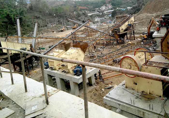 90-110t/h Stone Crusher in Bangladesh