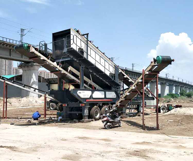 200-500t/h Demolition Waste Mobile Crushing Plant in Kenya