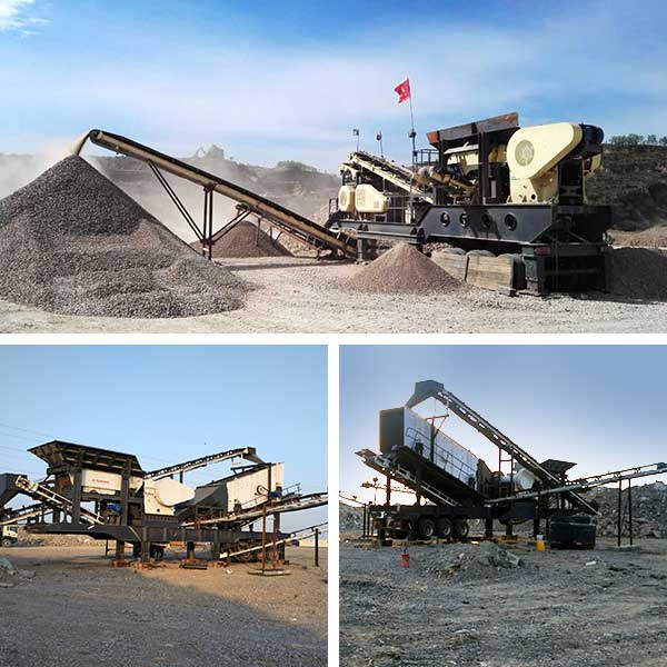 Mobile Jaw Rock Crushing Plant