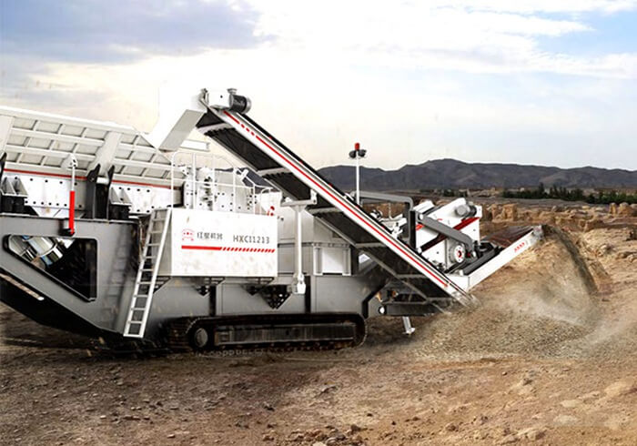 The New Crawler Type Mobile Crusher